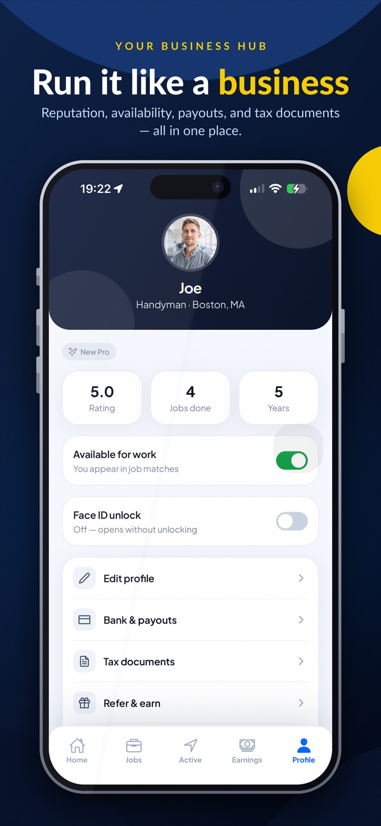Handy Circle Pro app screen 9